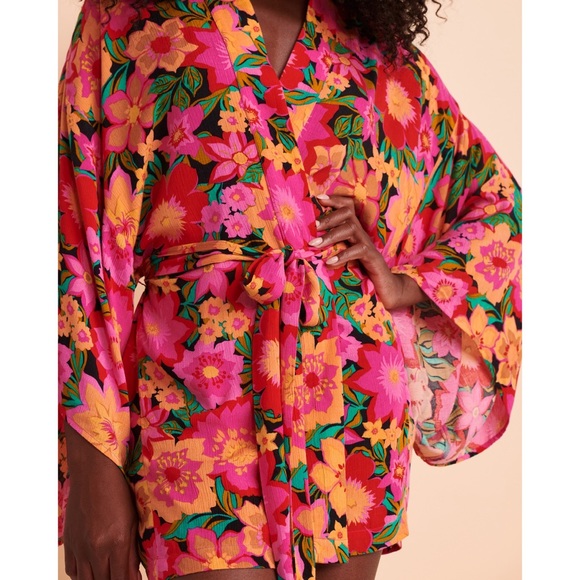 Billabong Floral Loveland 2 Kimono - Picture 5 of 12